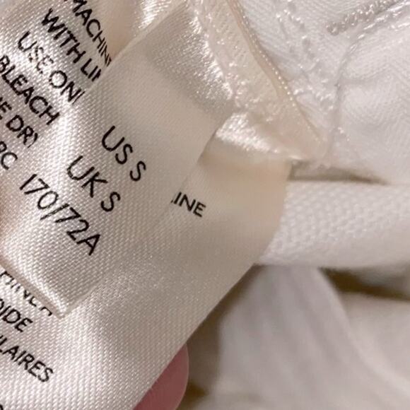 NEW Free People $98 Margate Ivory Paper Bag Waist Pant Trouser NWT Small - Picture 14 of 16